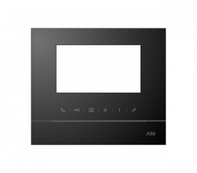 52311FC-B - Рамка для абонентского устройства 4,3, чёрный глянцевый - 2TMA070130B0011