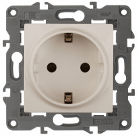 ЭРА 14-2101-02 Elegance Сл.кость Розетка с/з