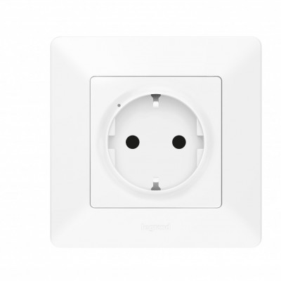 752194 - Valena Life with NETATMO.Умная розетка 2К+З 16А 230В.Цвет Белый