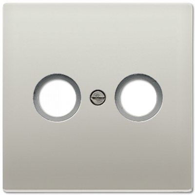 Крышка для TV-FM-розеток, фиксация винтом; металл; нержавеющая сталь; Edelstahl, ES2990TV