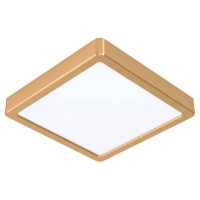 900183 Светодиод настенно-потолочн свет-к FUEVA 5, 17W(LED), 210x210, 2000lm, 3000K, сталь, латунь б