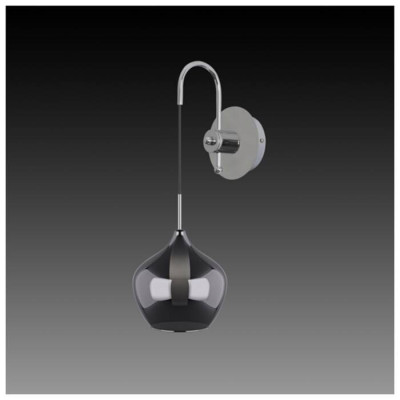 Lightstar 803547 (MВ2098L-1S) Бра PENTOLA 1х25W G9 ХРОМ/ДЫМЧАТЫЙ (в комплекте)