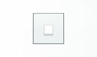 ABB SKY Альпийский белый Накладка для телекоммуникационных розеток типа 8117... и/или 8118…