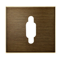 8555.5 OE - Накладка для механизма VGA разъёма/коннектора, серия SKY, цвет античная латунь - 2CLA855550A1201 8555.5 OE - Накладка для механизма VGA разъёма/коннектора, серия SKY, цвет античная латунь - 2CLA855550A1201