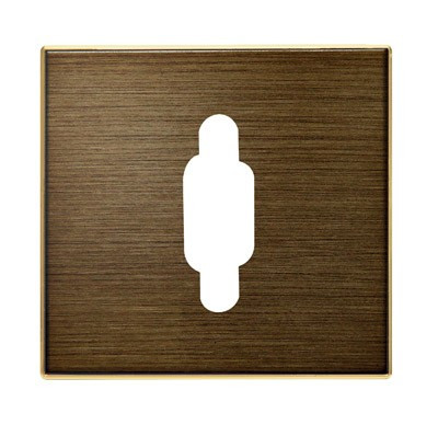 8555.5 OE - Накладка для механизма VGA разъёма/коннектора, серия SKY, цвет античная латунь - 2CLA855550A1201