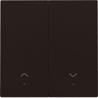 Niko Home Control Шоколад Накладка управления жалюзи с/п, 124-32006