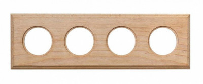 BIRONI Шедель Бук Натурэль Рамка 4-ая Форма квадрат (скрытый монтаж), BF4-640-10