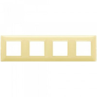 Vimar Накладка для 8 модулей (2+2+2+2) расстояние между центрами 71мм рефлекс "лимон", 14669.46 Vimar Накладка для 8 модулей (2+2+2+2) расстояние между центрами 71мм рефлекс "лимон", 14669.46