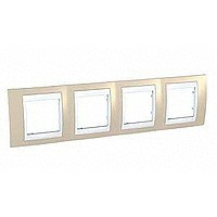 UnicaCh Рамка 4-ная горизонт., песчан./бел.