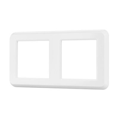 043776 - Рамка пластиковая FRM-VERSA-PL-2-WH (Arlight, -)