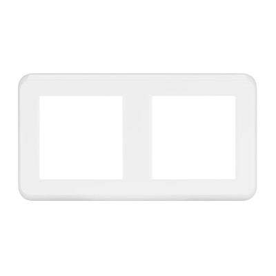 043776 - Рамка пластиковая FRM-VERSA-PL-2-WH (Arlight, -)