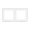 043776 - Рамка пластиковая FRM-VERSA-PL-2-WH (Arlight, -)