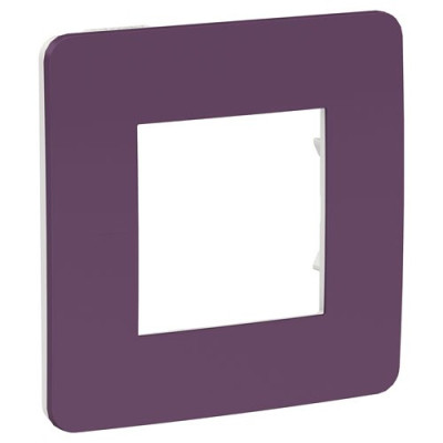 рамка 1-постовая, ЛИЛОВЫЙ/белый