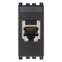 Vimar Розетка RJ45 PANDUIT CAT 5E FTP T568A/B, серая, 19340.2