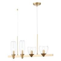 ST LUCE SL1119.203.04 Светильник подвесной ST-Luce Золотистый/Прозрачный E14 4*40W