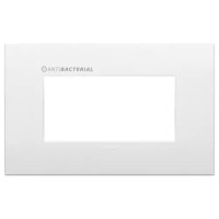 Vimar Накладка Classic 4 мод., с антибактериальным покрытием, белая, 19654.AB.74