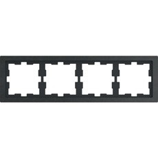 D-Life Рамка 4-ная, базальт