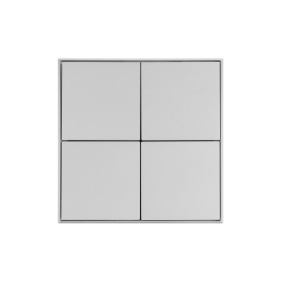 INTELLIGENT ARLIGHT Кнопочная панель KNX-304-23-IN Silver (BUS, Frame) (IARL, IP20 Металл, 2 года), 039666