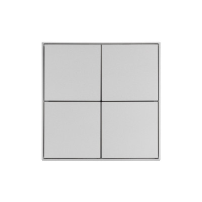 INTELLIGENT ARLIGHT Кнопочная панель KNX-304-23-IN Silver (BUS, Frame) (IARL, IP20 Металл, 2 года), 039666
